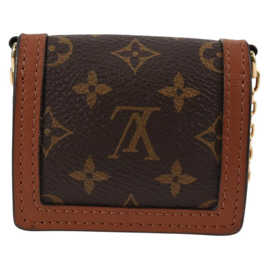 Louis Vuitton Dauphine Chain Wallet Reverse Monogram Canvas, BROWN, CANVAS, Wallets