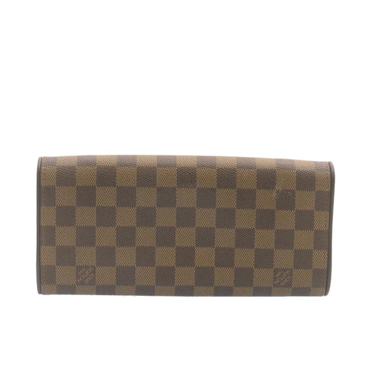 Louis Vuitton Twin Handbag Damier, BROWN, CANVAS, Handbag
