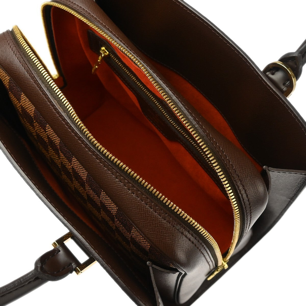 Louis Vuitton Triana Bag Damier, BROWN, CANVAS, Handbag