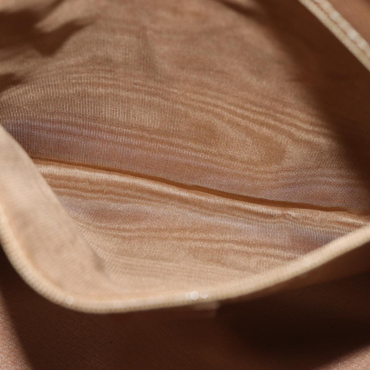 Celine Macadam Handbag Macadam with leather, BROWN, CANVAS, Handbag