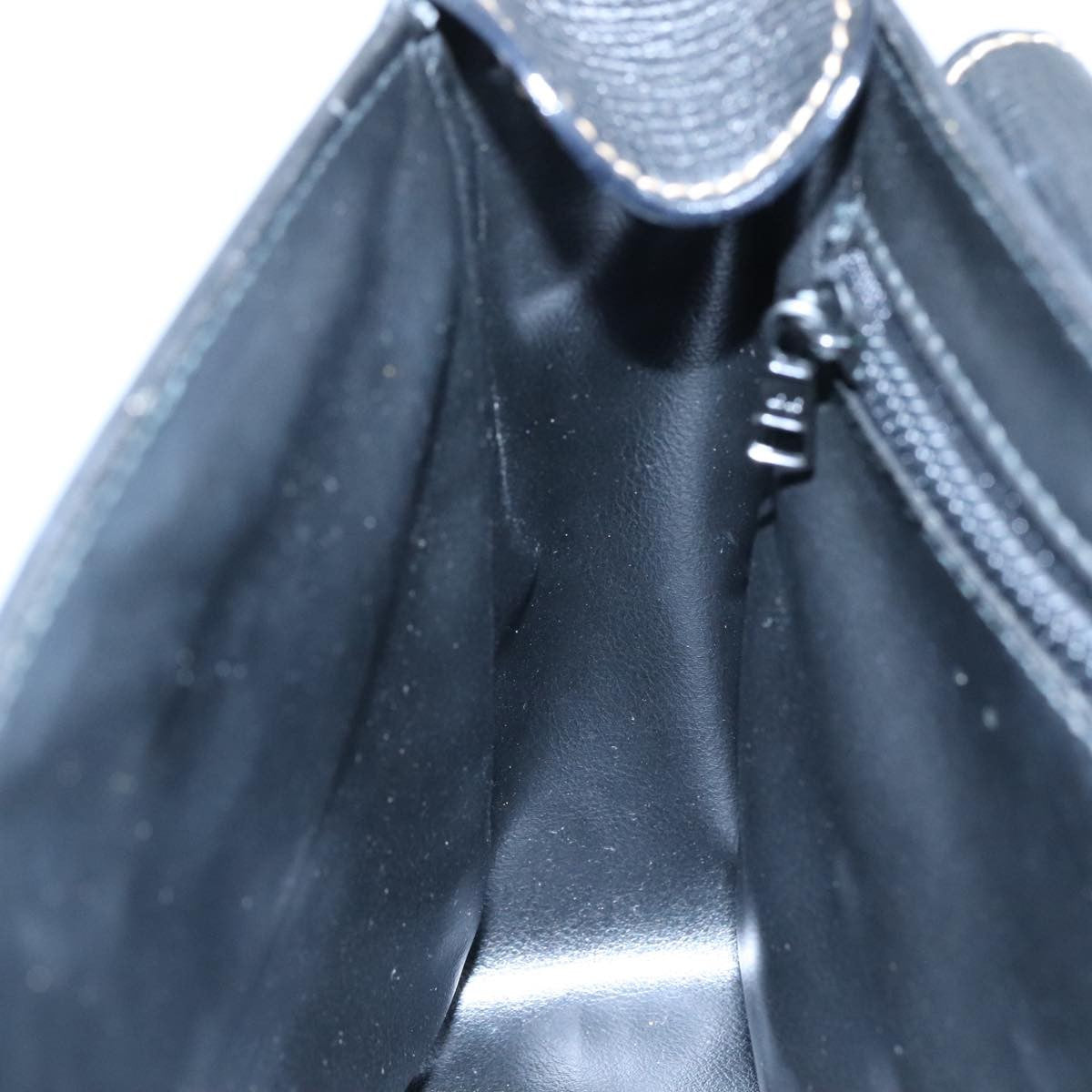 Celine Circle logo Leather, BLACK, LEATHER, Shoulder bag