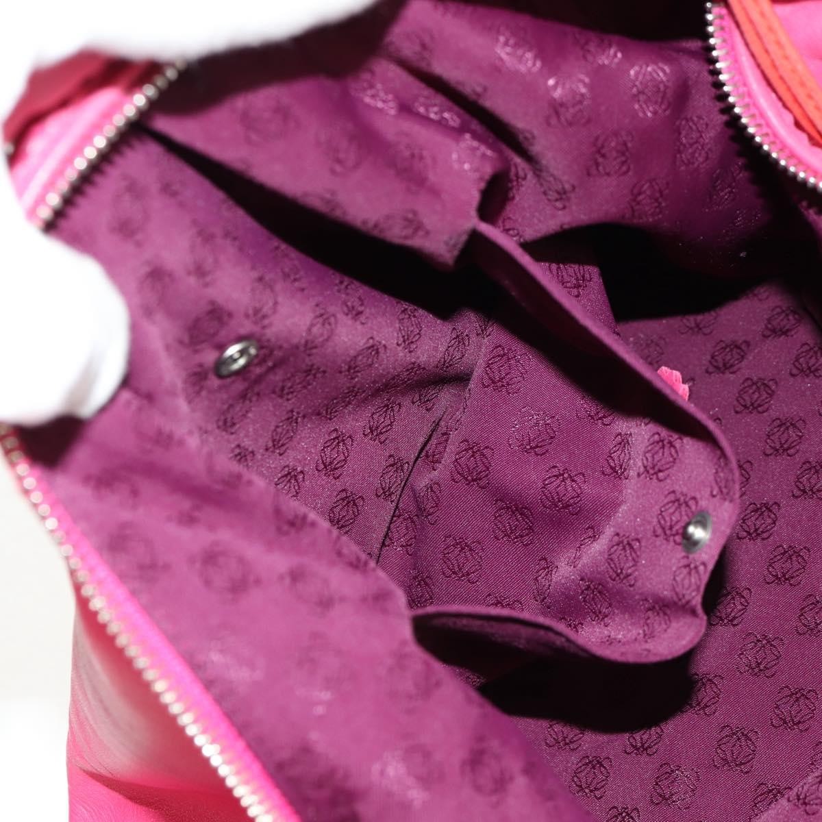 Loewe Anagram Shoulder Bag Leather, PINK, LEATHER, Shoulder bag