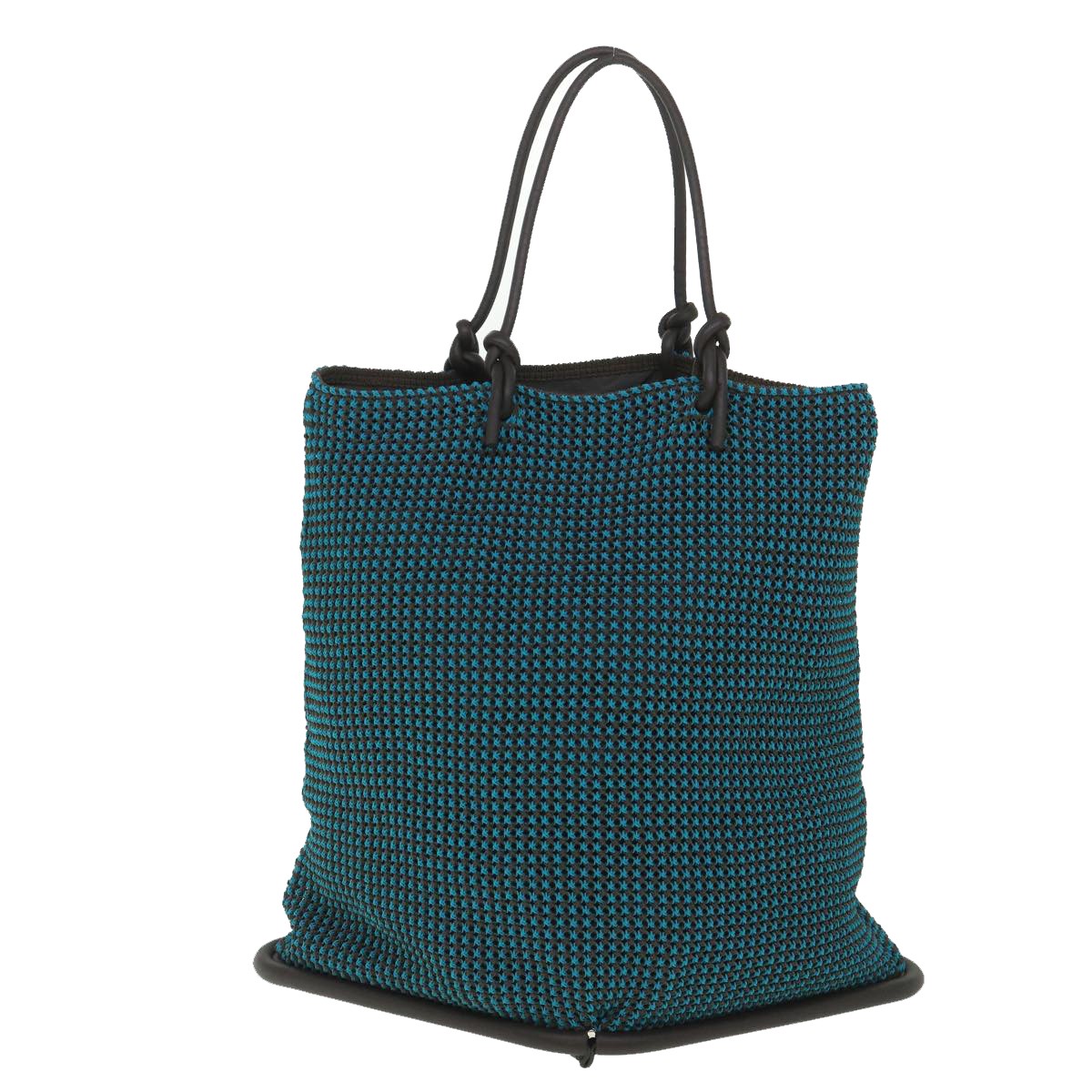 Bottega Veneta Beak Shopper Tote Nylon, BLUE, NYLON, Tote bag