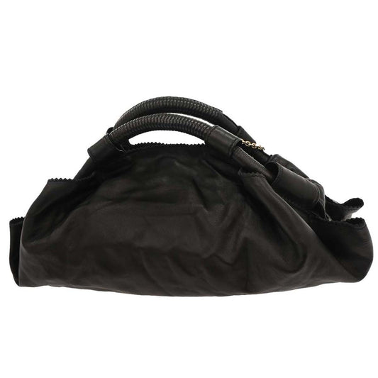Loewe Anagram Logo Nappa Aire Hand Bag Leather, BLACK, LEATHER, Handbag