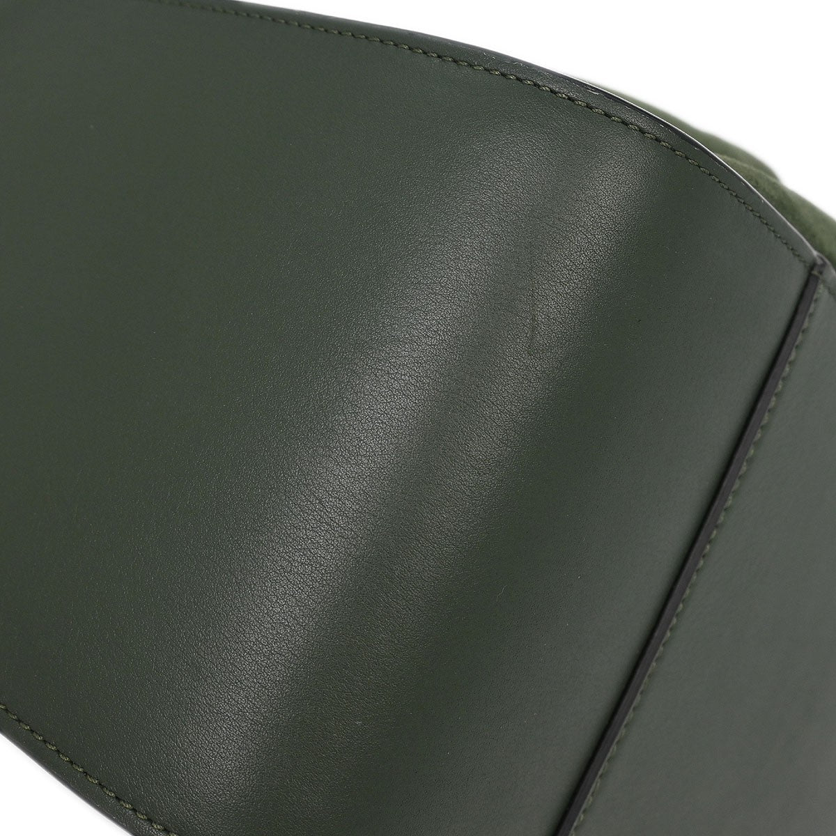 Loewe Hammock Bag Leather and Suede, GREEN, SUEDE, Handbag