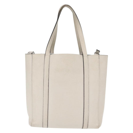 Balenciaga Everyday Tote Leather, WHITE, LEATHER, Tote bag