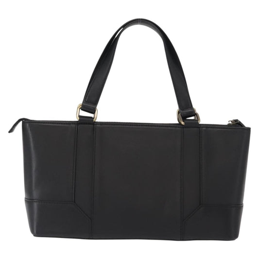 Burberry Vintage tote bag Leather, BLACK, LEATHER, Tote bag