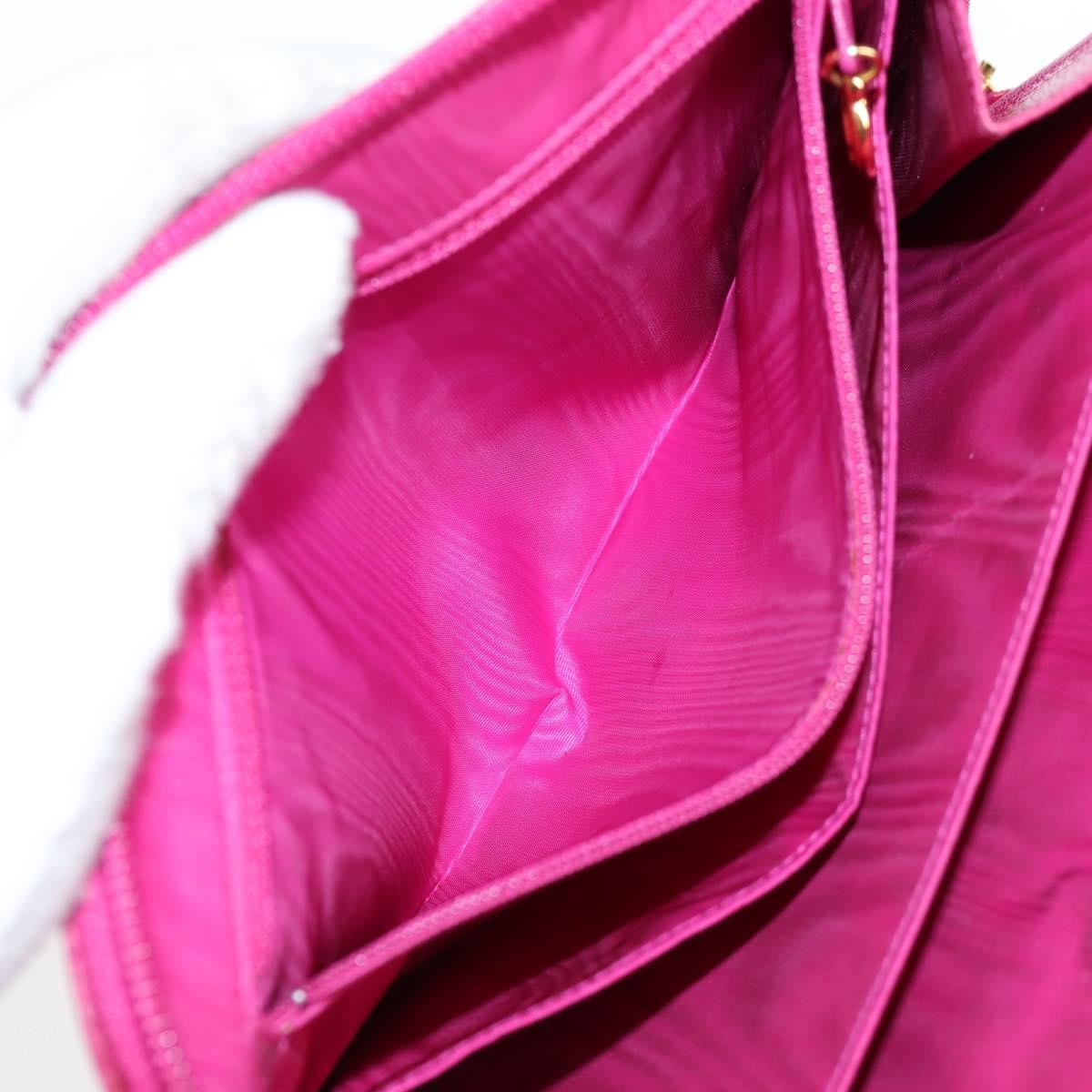 Chanel Vintage Clutch Bag Quilted Leather, PINK, LEATHER, Clutche & pouche