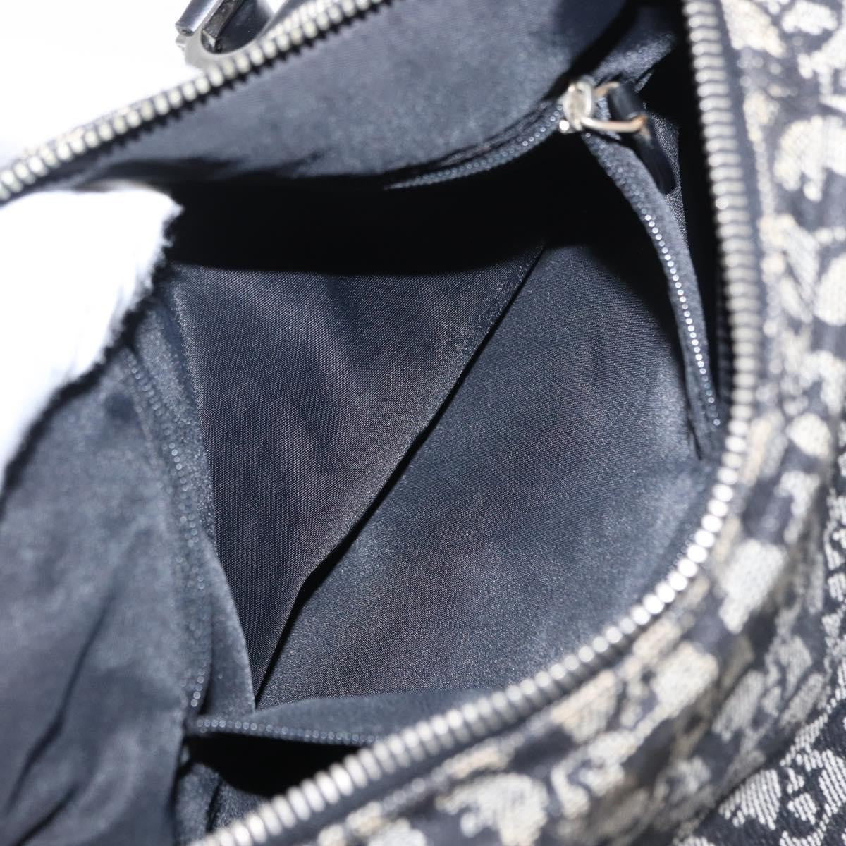 Christian Dior Vintage Trotter Boston Bag Diorissimo Canvas, BLACK, CANVAS, Travel bag