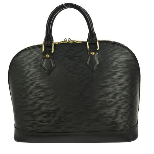 Louis Vuitton Alma Handbag Epi Leather, BLACK, LEATHER, Handbag