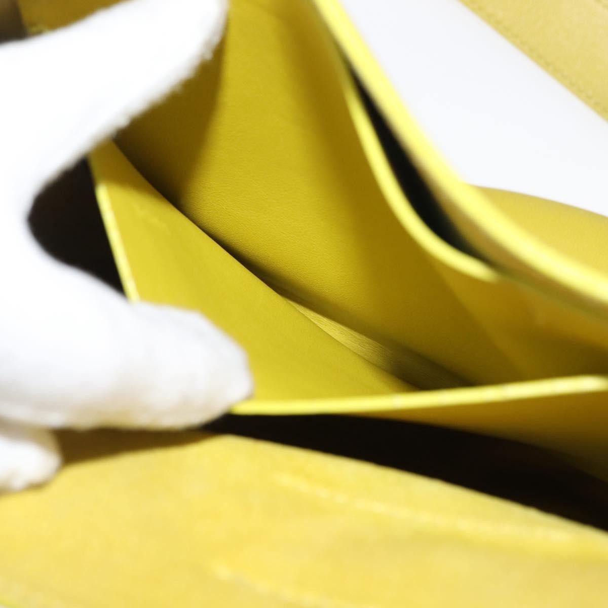 Celine Long Strap Big Bag Bucket Leather, YELLOW, LEATHER, Shoulder bag