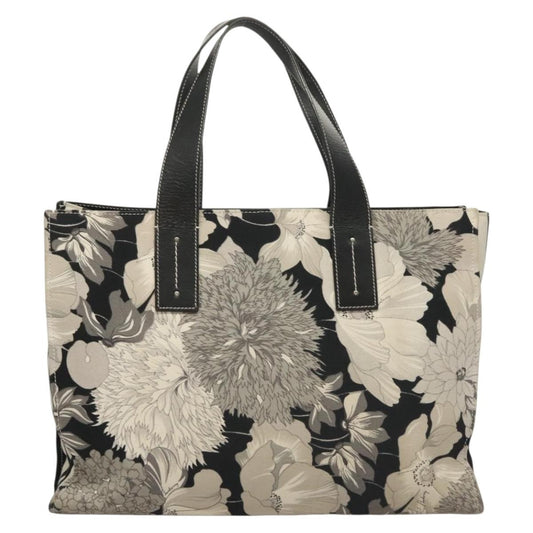 Burberry Vintage Tote Canvas, BLACK, CANVAS, Tote bag