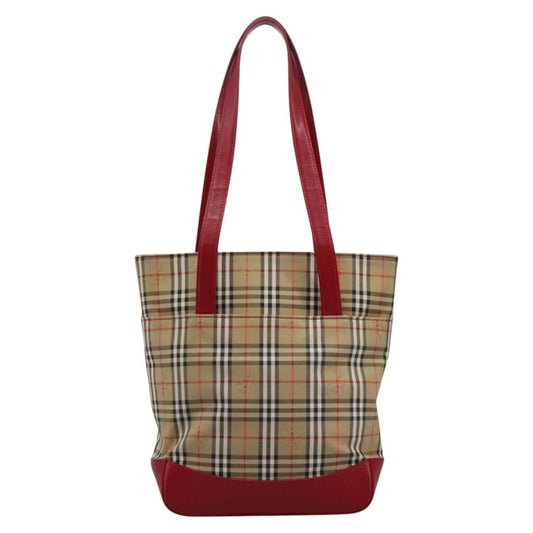 Burberry Nova Check Tote canvas check pattern, BEIGE, CANVAS, Tote bag
