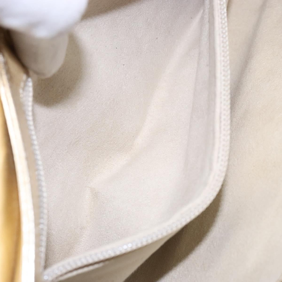 Salvatore Ferragamo Gancini Shoulder Bag Leather, GOLD, LEATHER, Shoulder bag