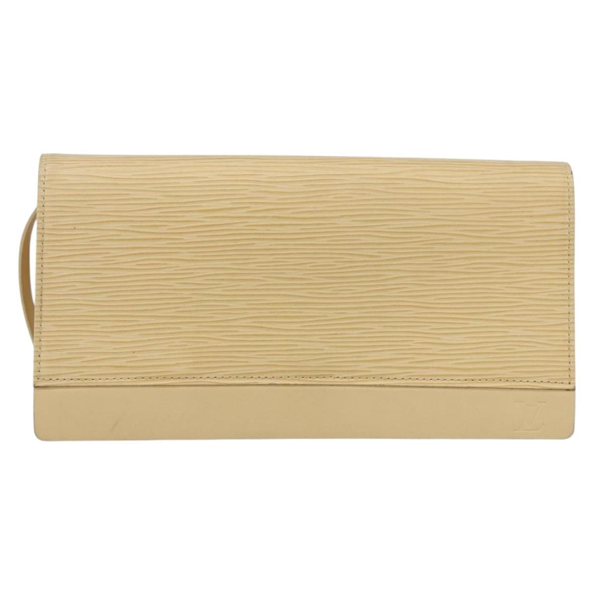 Louis Vuitton Honfleur Handbag Epi Leather, BEIGE, LEATHER, Clutche & pouche