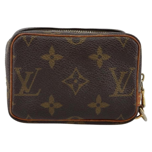 Louis Vuitton Wapity Trousse Pouch Monogram Canvas, BROWN, CANVAS, Clutche & pouche