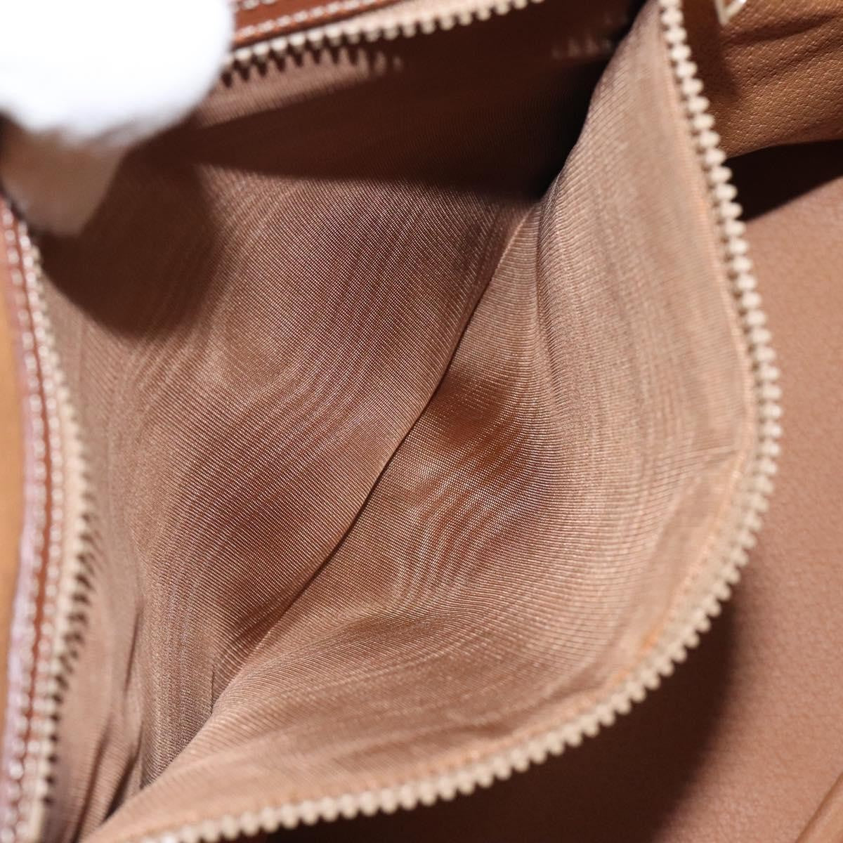 Celine Vintage Macadam Handbag Canvas, BEIGE, CANVAS, Handbag