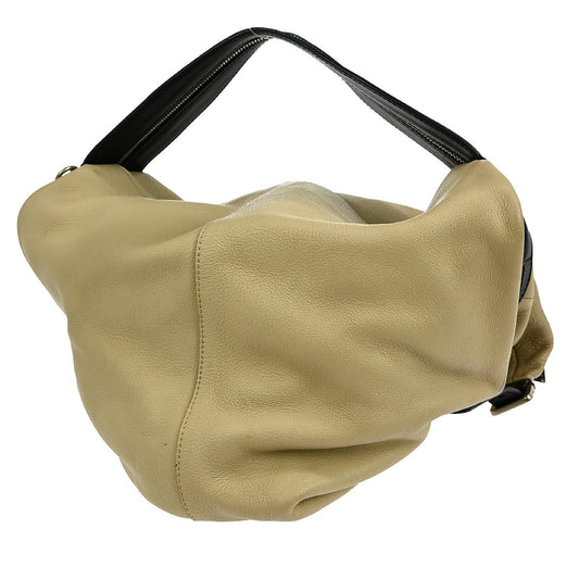 Loewe Vintage Handbag Leather, BEIGE, LEATHER, Handbag