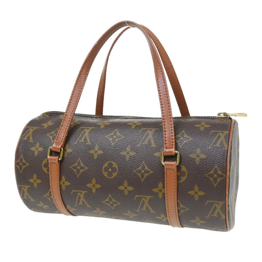 Louis Vuitton Papillon Handbag Monogram Canvas, Brown, Canvas, Handbag