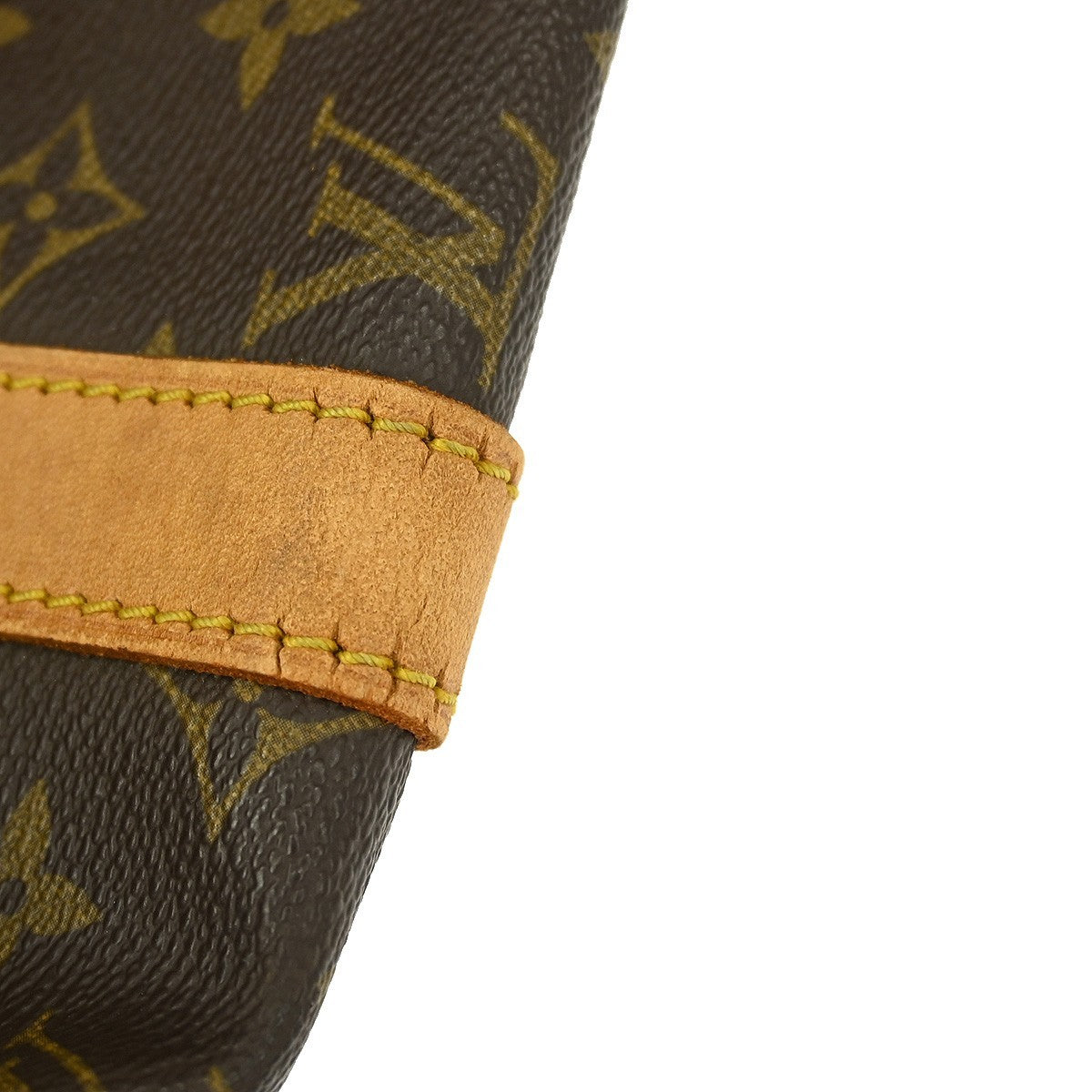 Louis Vuitton Keepall Bag Monogram Canvas, BROWN, CANVAS, Travel bag