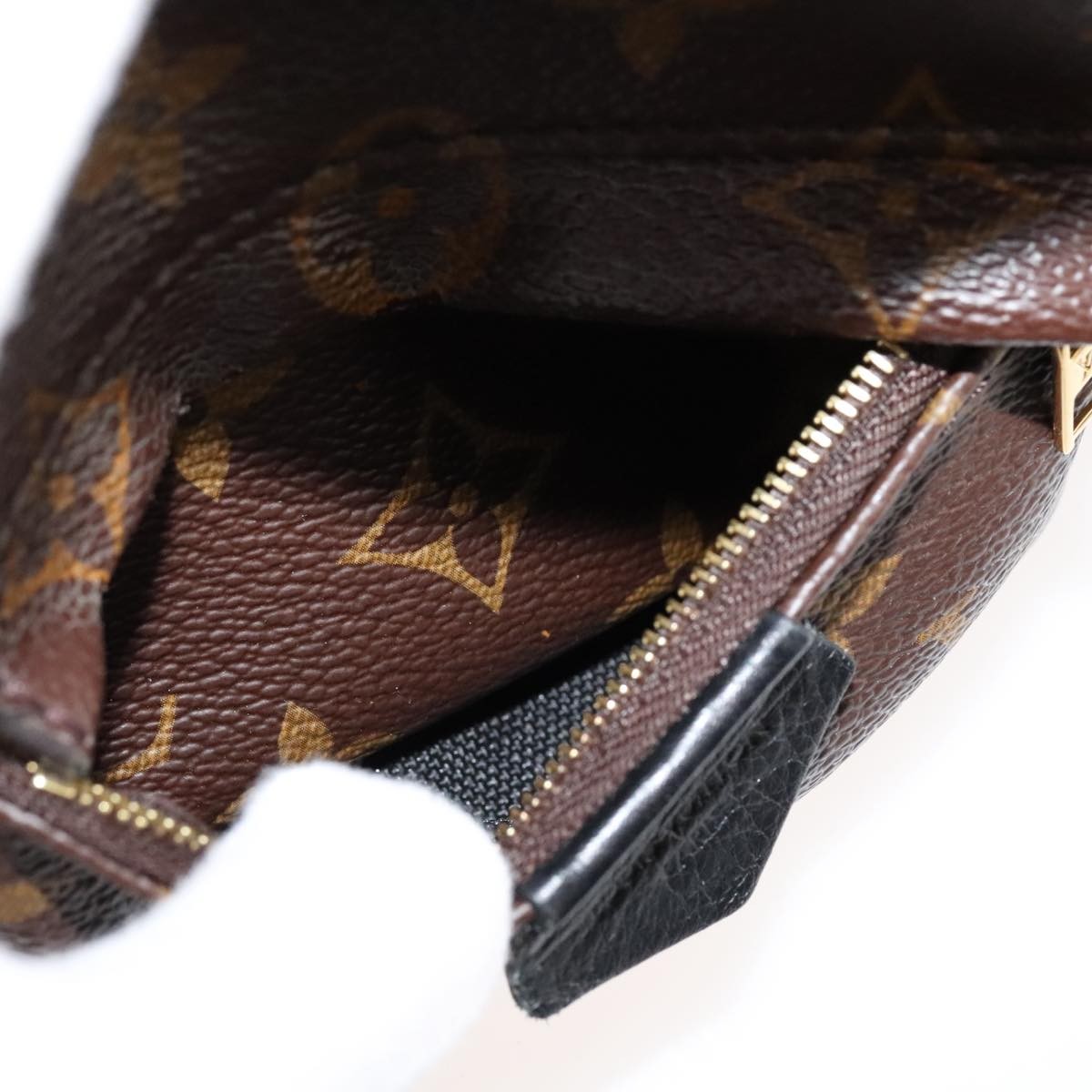 Louis Vuitton Palm Springs Backpack Monogram Canvas, BROWN, CANVAS, Backpack