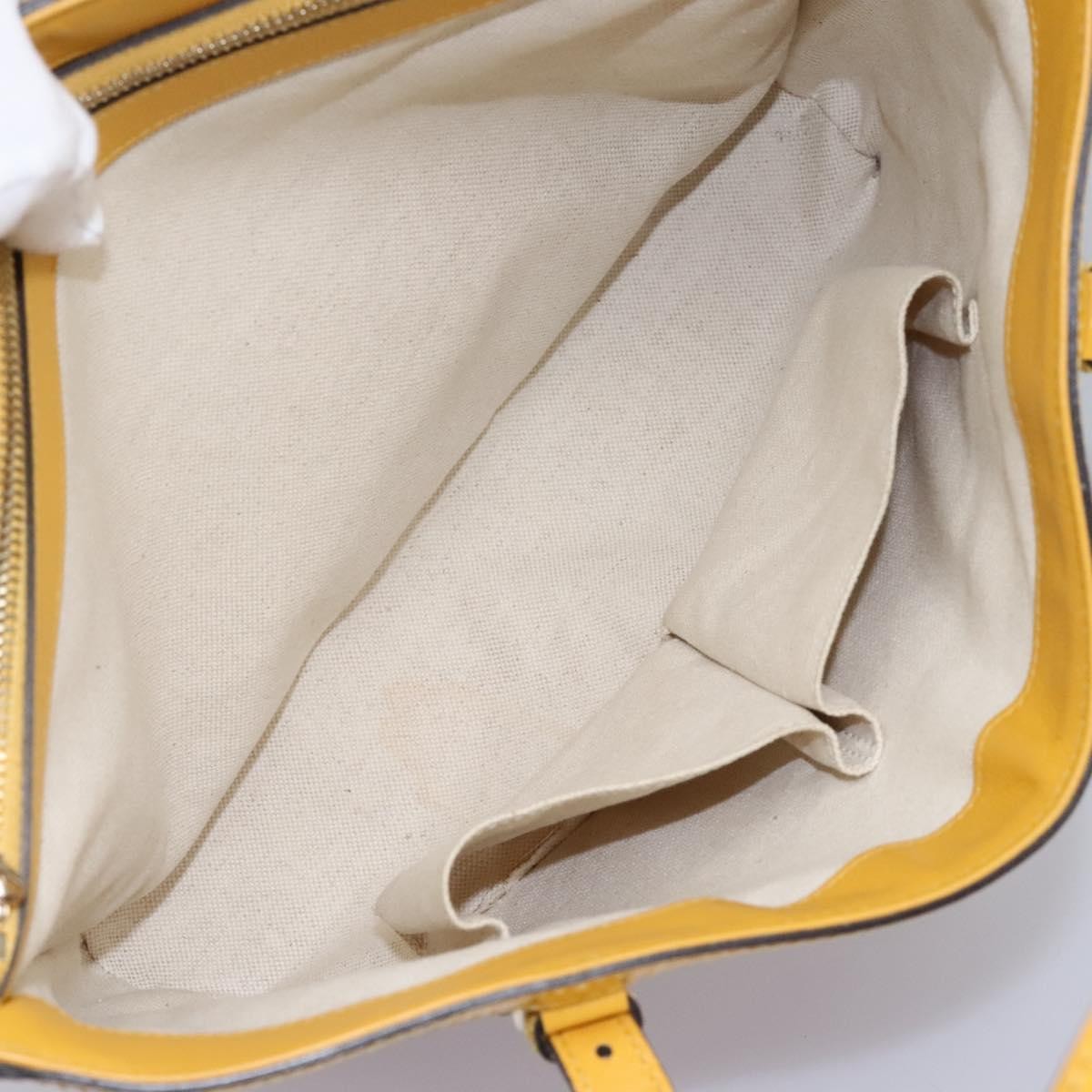 Gucci Nice Tote Microguccissima Patent, YELLOW, PATENT_LEATHER, Tote bag