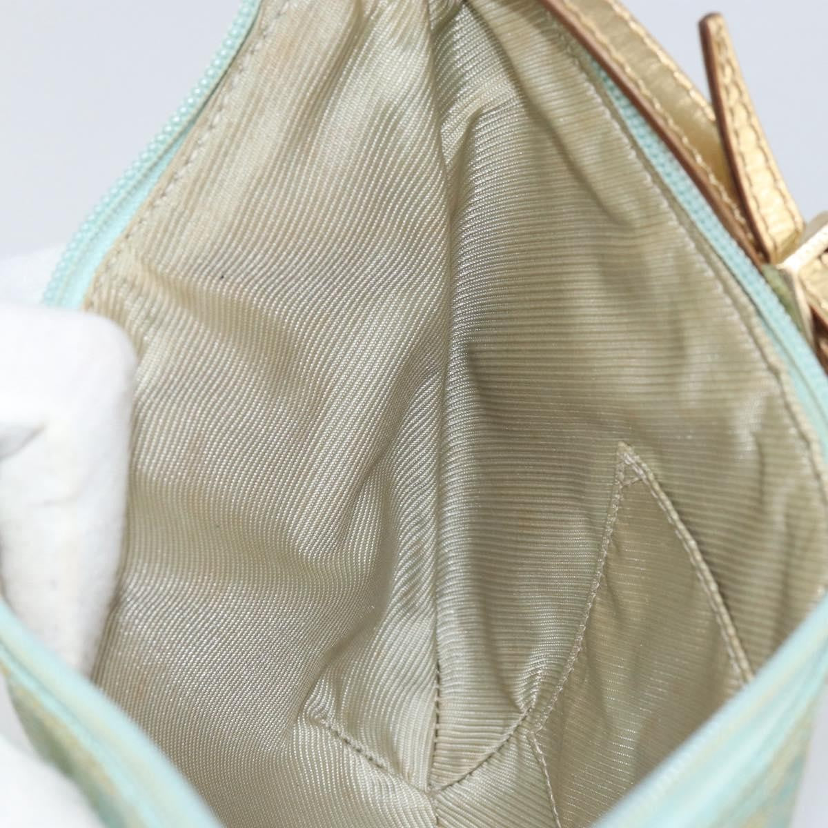 Gucci Vintage Pochette Shoulder Bag GG Canvas, BLUE, CANVAS, Shoulder bag