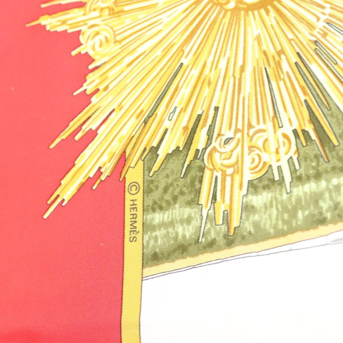 Hermes Carré 90 Silk multicolor, RED, SILK, Scarve & shawl