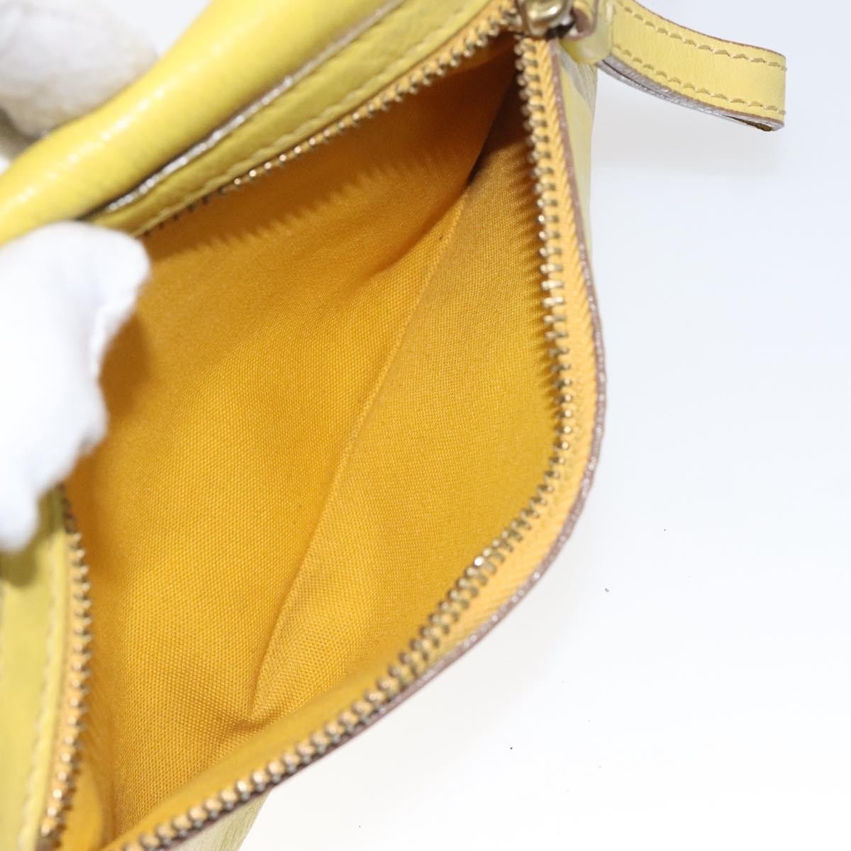 Burberry Flap Shoulder Bag Leather, YELLOW, LEATHER, Shoulder bag