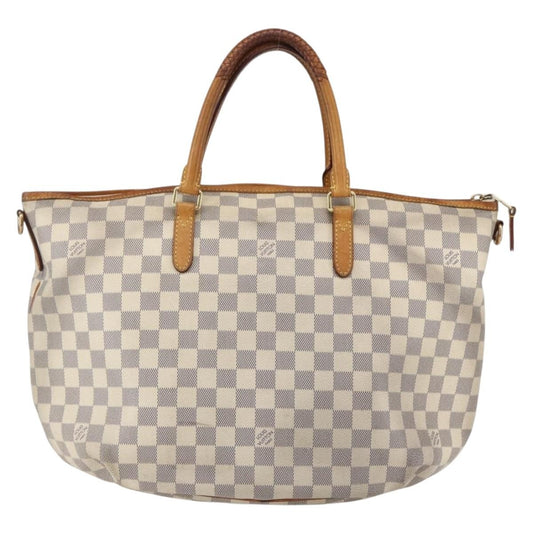Louis Vuitton Riviera Handbag Damier, WHITE, CANVAS, Handbag