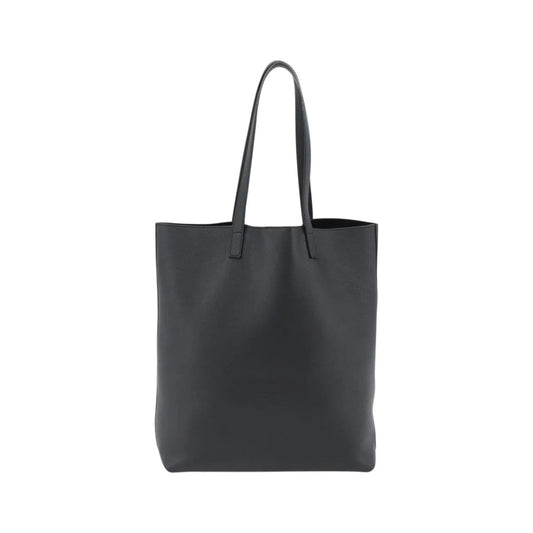 Saint Laurent Bold Tote Leather, Black, Leather, Tote Bag