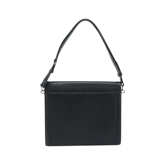 Saint Laurent Vintage Leather, Black, Leather, Handbag
