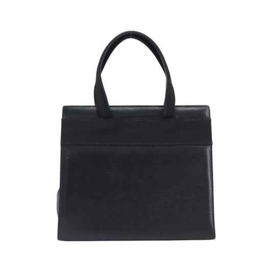 Salvatore Ferragamo Convertible Vara Bow Leather, Black, Leather, Tote Bag