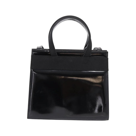 Salvatore Ferragamo Convertible Vara Bow Patent Leather, Black, Patent Leather, Handbag