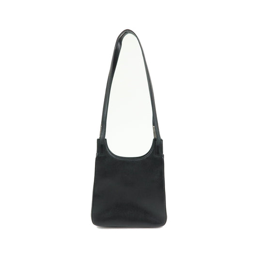 Salvatore Ferragamo Shoulder Bag Leather, Black, Leather, Shoulder Bag