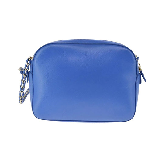 Salvatore Ferragamo Vala Leather, Blue, Leather, Shoulder Bag