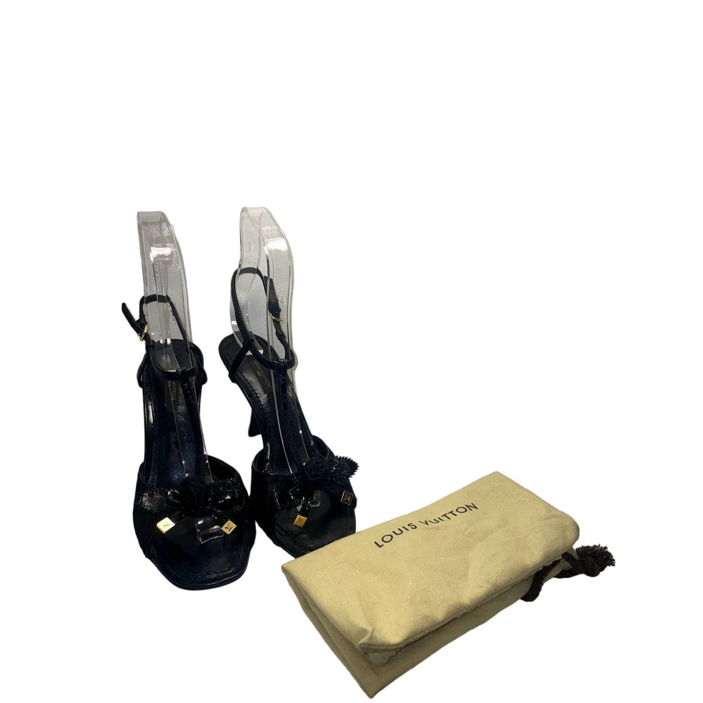 Louis Vuitton Black Sandals