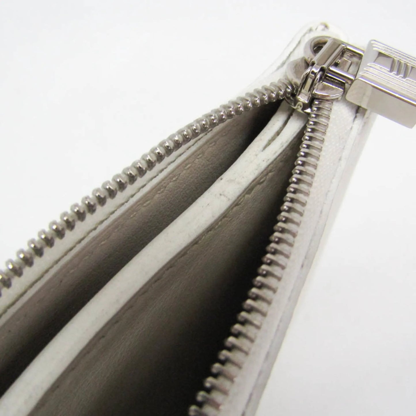 Hermes Atout Evercolor, White, Leather, Clutch