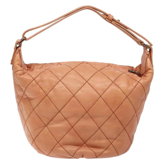 Chanel Cloudy Bundle Hobo Quilted Lambskin, Purple, Leather, Shoulder Bag