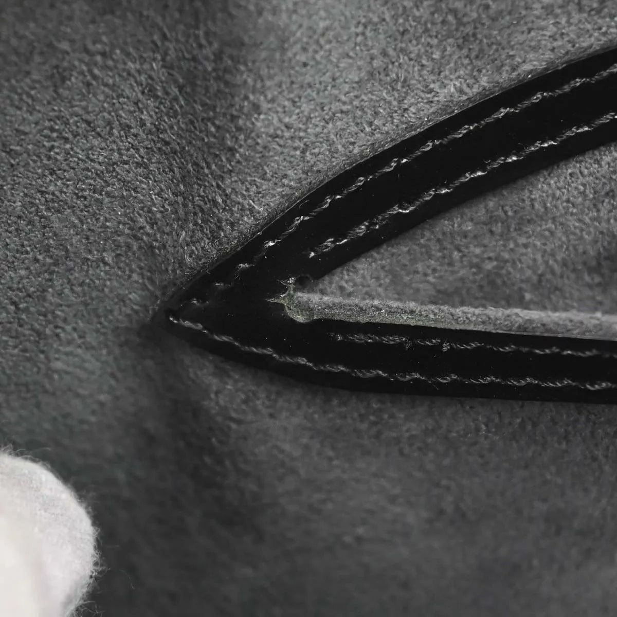 Louis Vuitton Soufflot Epi Leather, Black, Leather, Handbag