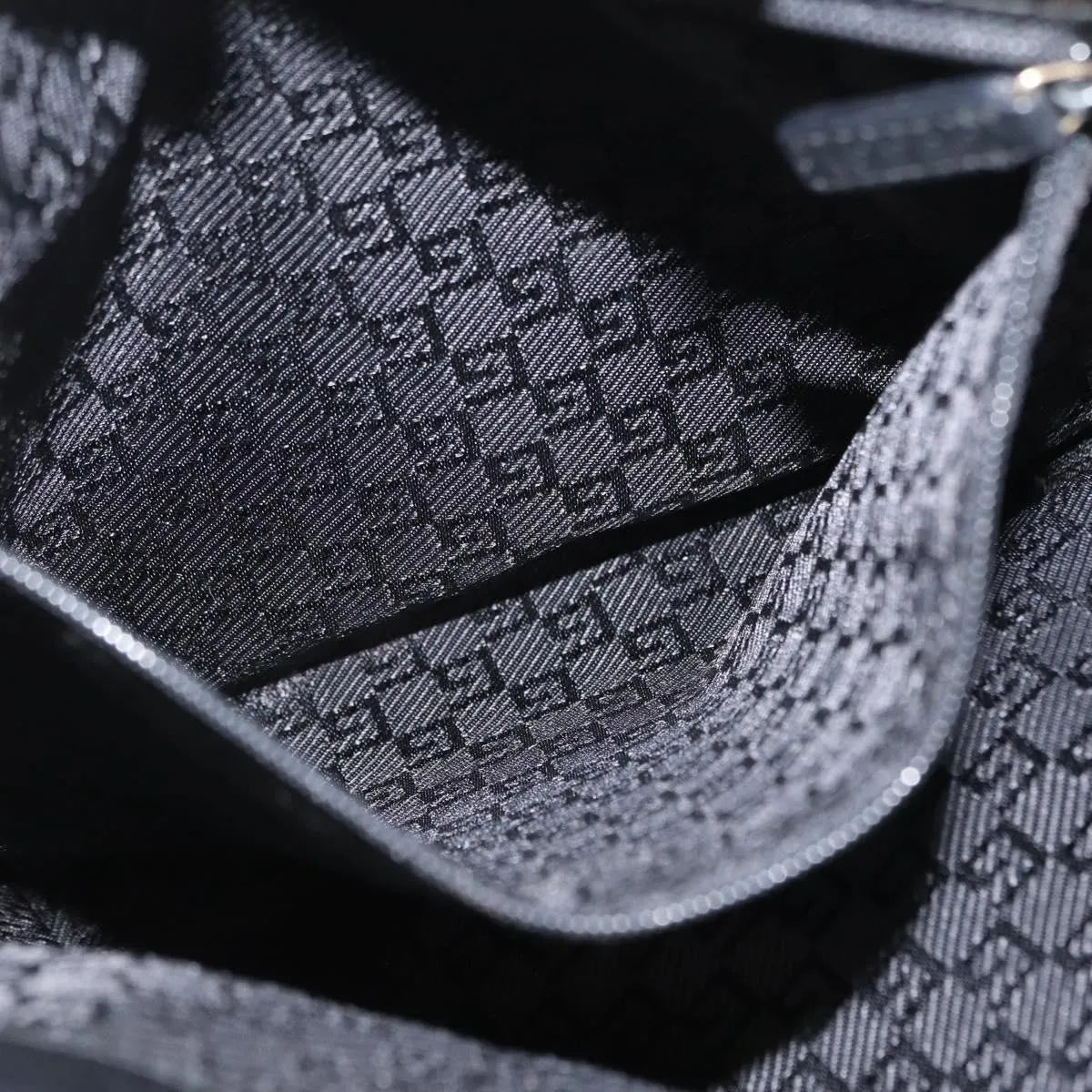Gucci Vintage tote Leather, Black, Leather, Tote Bag