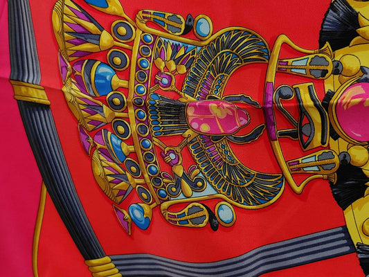 Hermes Carré 90 Silk multicolor, Multicolour, Cotton, Scarf