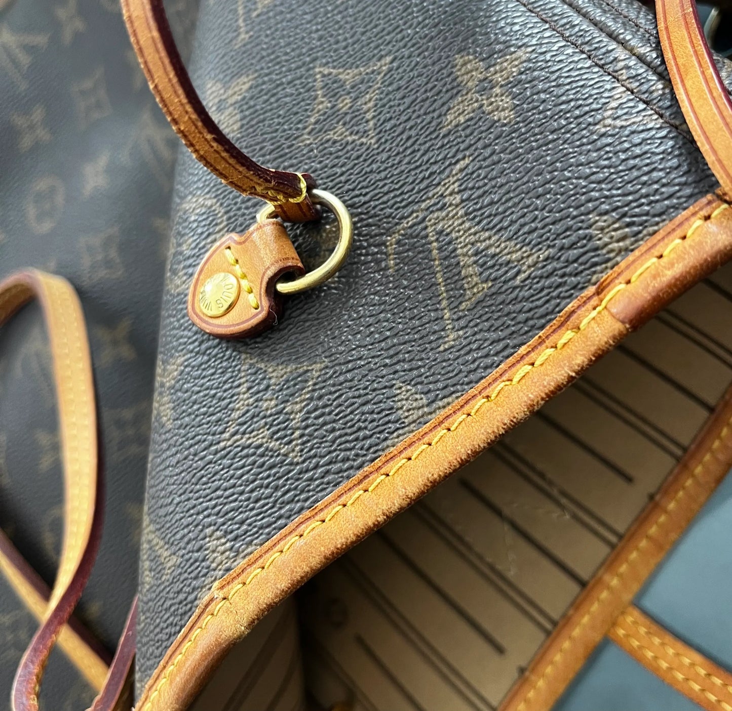 Louis Vuitton Neverfull Tote Monogram Canvas, Brown, Canvas, Tote Bag