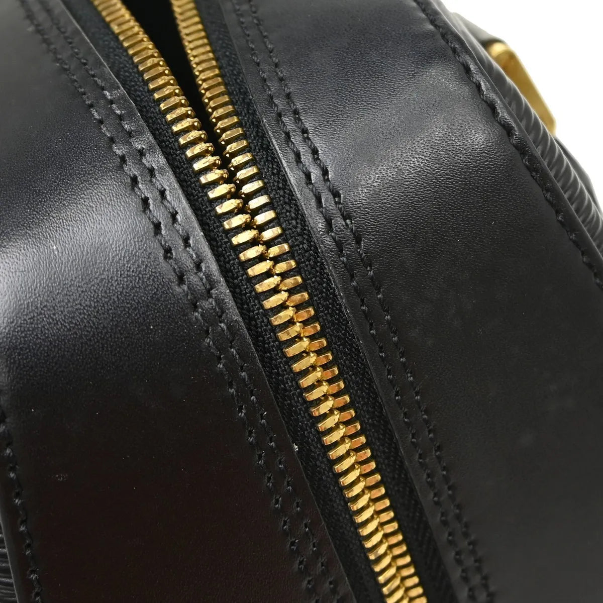 Louis Vuitton Sablons Epi Leather, Black, Leather, Handbag