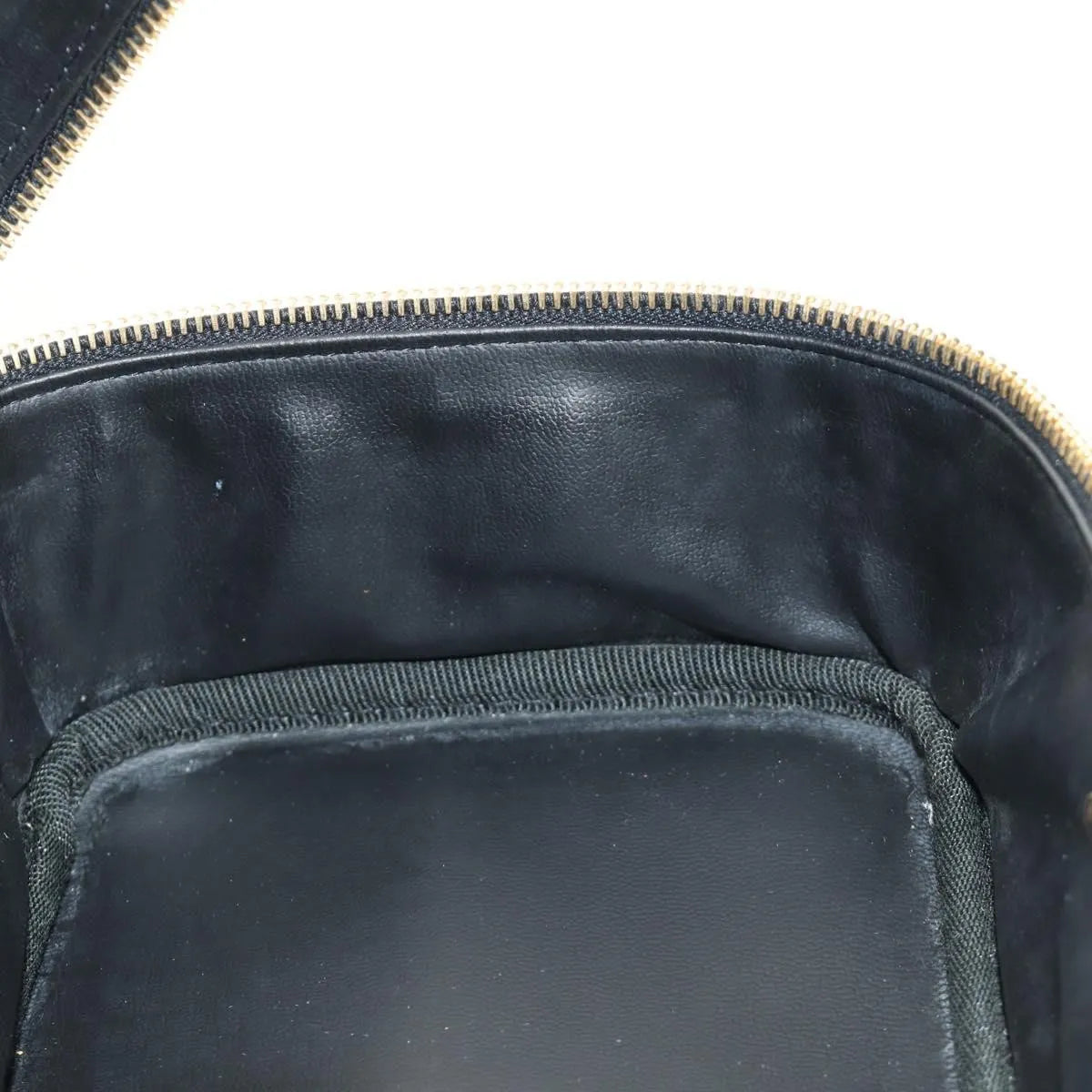 Chanel Vintage Timeless Cosmetic Case Patent, Black, Patent Leather, Handbag