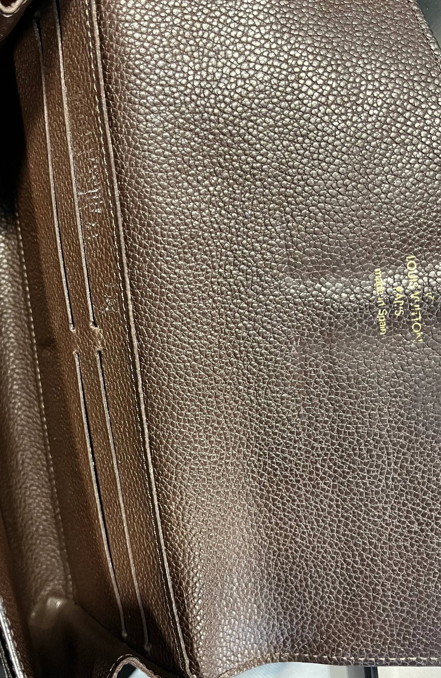 Louis Vuitton Sarah Wallet NM Monogram Empreinte Leather, Brown, Leather, Wallet