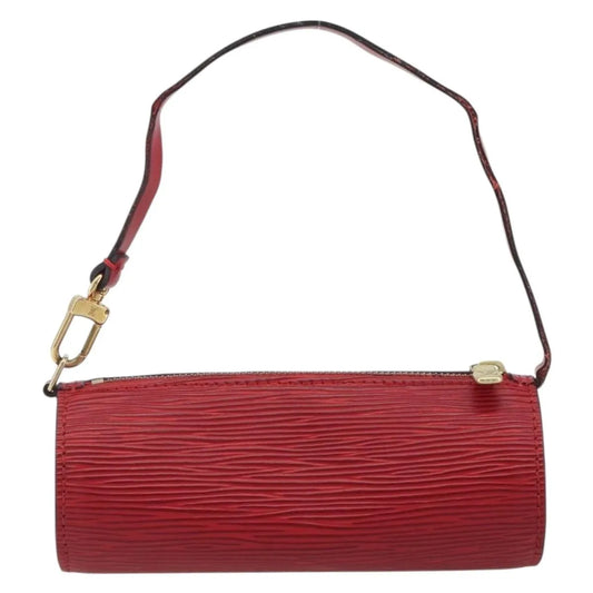 Louis Vuitton Soufflot Pochette Epi Leather, Red, Leather, Clutch