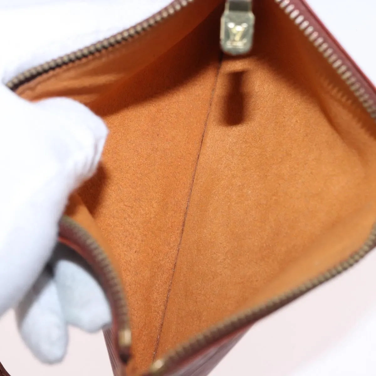 Louis Vuitton Vintage Sac d'Epaule Handbag Epi, Brown, Leather, Shoulder Bag