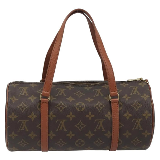 Louis Vuitton Papillon Monogram, Brown, Canvas, Handbag
