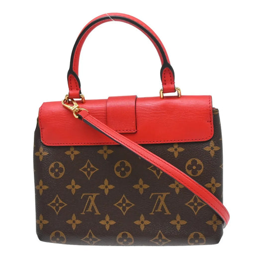 Louis Vuitton Locky Monogram Canvas with Leather, Brown, Canvas, Handbag